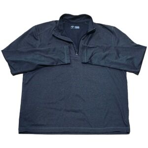 Callaway Mens‎ 1/4 Zip Pullover Long Sleeve Golf Shirt Dark Gray Size L